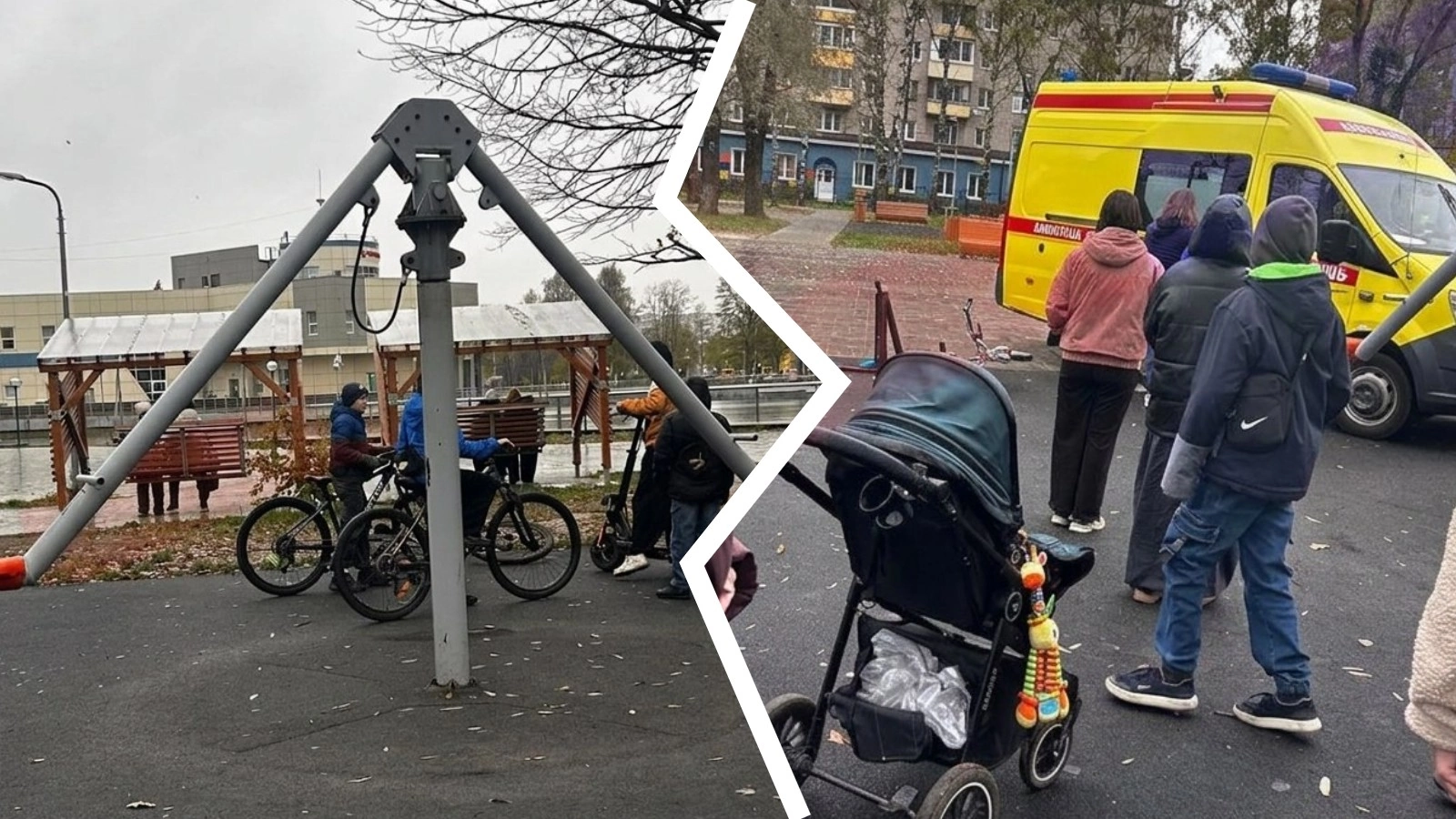 В Ярославле девочка сломала ключицу, упав с качели в парке